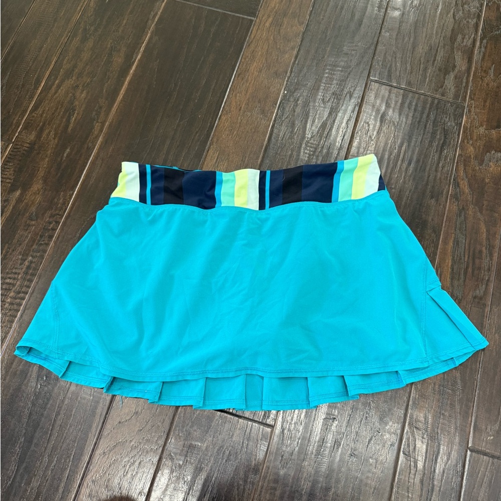Lululemon teal tennis skirt